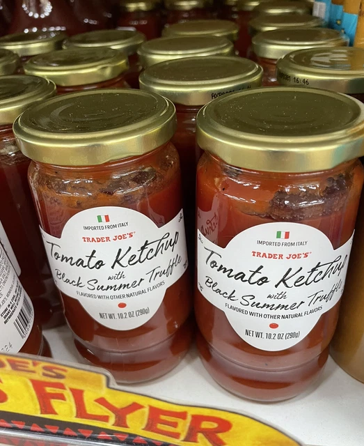 TRADER JOE'S TOMATO Ketchup with Black Summer Truffle 10.2oz. Seasonal