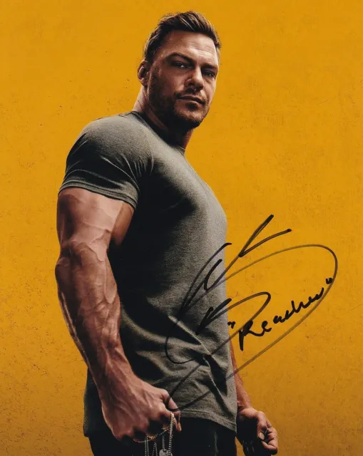 ALAN RITCHSON signed Autogramm 20x25cm REACHER in Person autograph ACOA