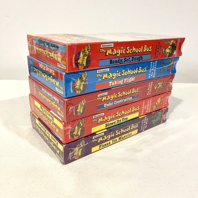 SET OF 5 The Magic School Bus Vhs Cassette Tapes Brand New Sealed ...