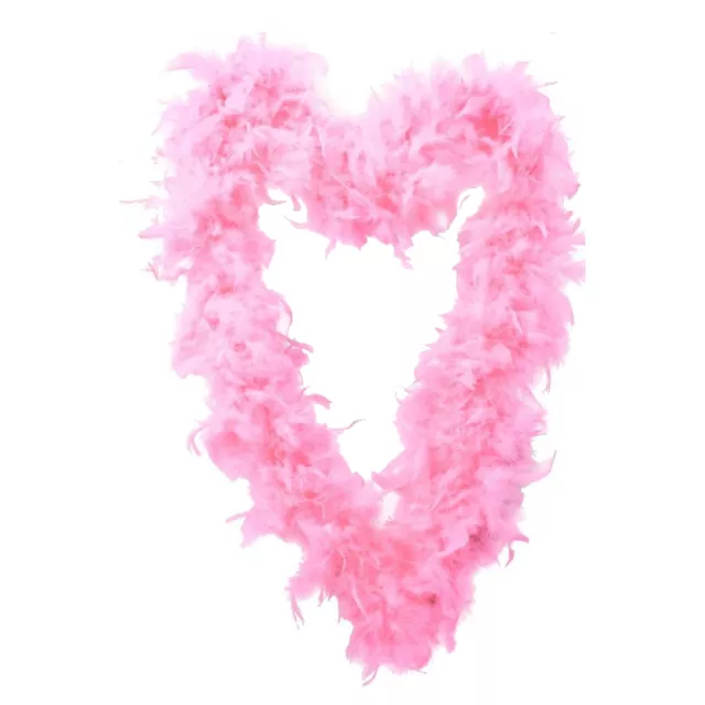 Deluxe Baby Pink Feather Boa 80Gr Fancy Dress Accessory Flapper Theatre Play