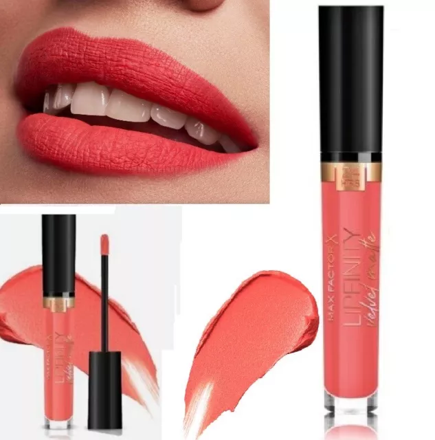 Max Factor Rouge à Lèvres LIP FINITY Velvet Matte Gloss Baume 55 Orange Glow