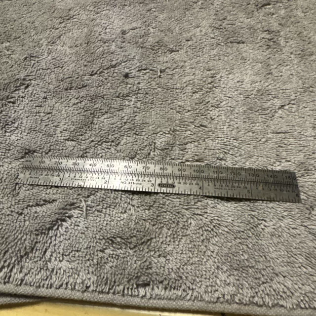 GENERAL No. 616 Steel Rule Ruler 6"