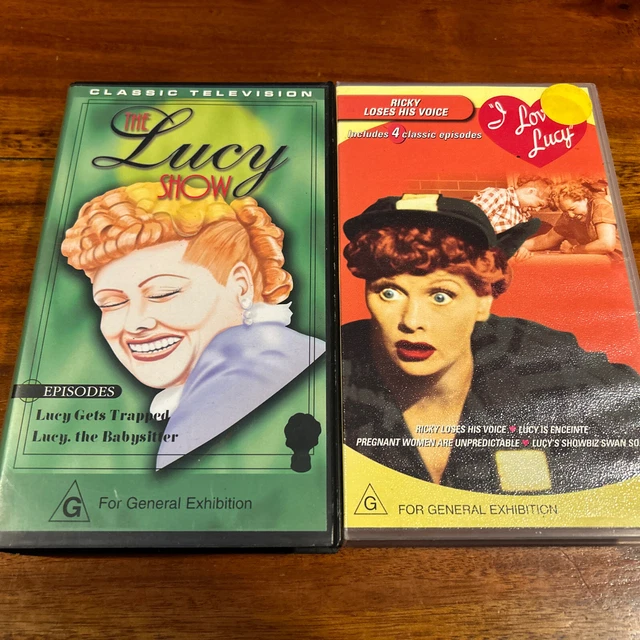 THE LUCY SHOW & I Love Lucy - Lucille Ball - 2 X Vhs Video 