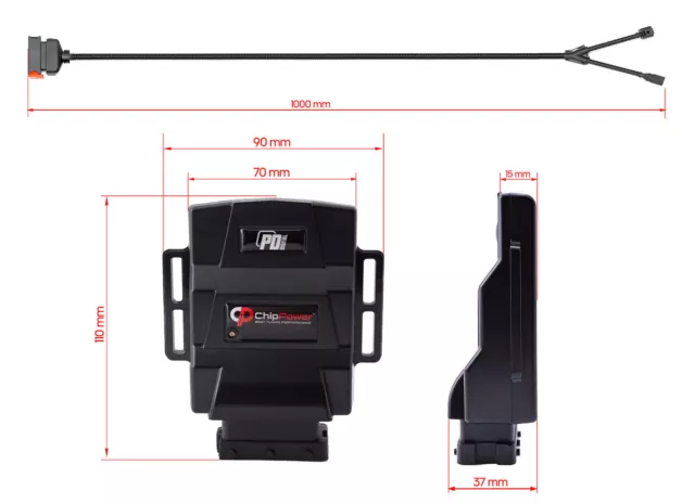 Chiptuning für Audi A4 B5 (8D) 1.9 TDI 85 kW 115 PS Chip Tuning Box Diesel PDd 3