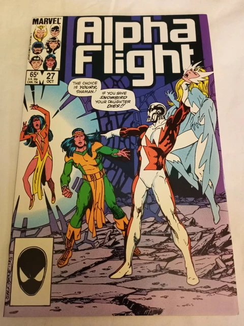 Alpha Flight Vol 1 #27 Oct 1985, Marvel Ungraded