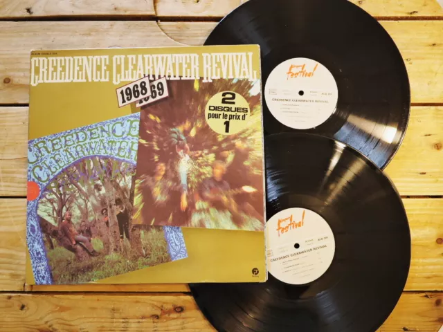 Creedence Clearwater Revival 1968 / 1969 2 Lp Vinyle Ex Cover Ex Original 1978