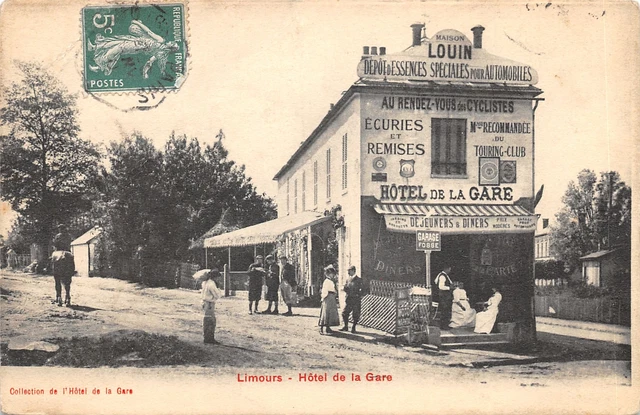 91-Limours-Hotel De La Gare-Animee-N�6025-D/0109