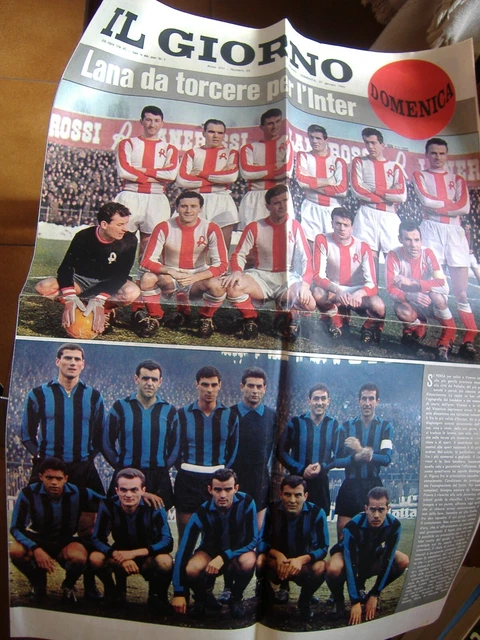 IL GIORNO  Domenica n. 23  del 27 gennaio 1963 ( in copertina Inter e Vicenza)