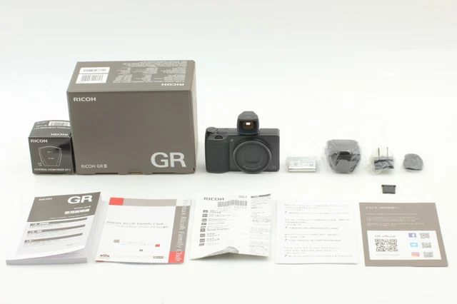 [A.UNUSED Count:1-2 w/Finder] RICOH GR III 24.2MP Digital Camera Black JAPAN #97 3