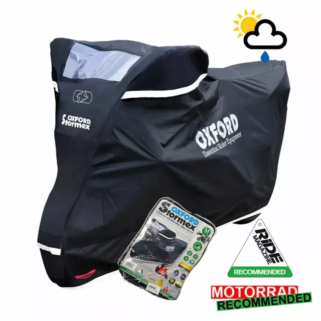 YAMAHA R1 Oxford Stormex Waterproof Motorcycle Motorbike Bike Cover Black