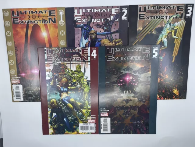 Ultimate Extinction Lot # 1-5 Marvel Comics 2006 Set Complete Series 1 2 3 4 5