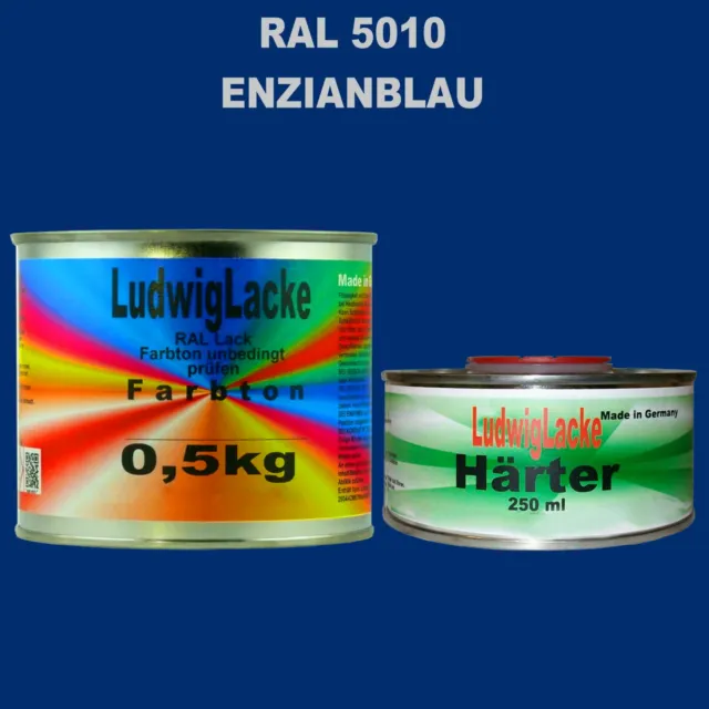 Bombe de peinture de protection antirouille RAL 5010 bleu gentiane