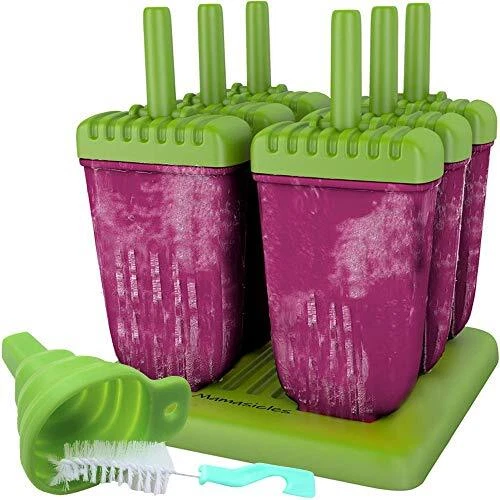 Popsicles Molds with Sticks 6 Individual Pieces BPA Free Popsicle Holders for...