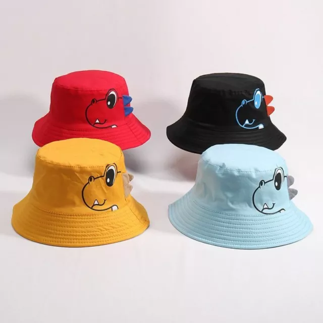 1 pieza Sombreros con cubo de doble cara Bebé niño pequeño Gorras de algodón Niños Moda Prendas para la cabeza