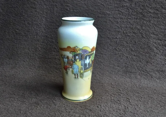 Royal Doulton Coaching Days Vase 5½” High Scene 10 C3809