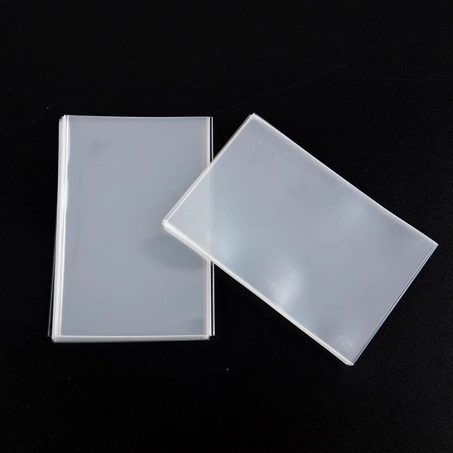50 sheets/pack Transprant Card Cover Holder For Board Game ID Cards Hold=s=