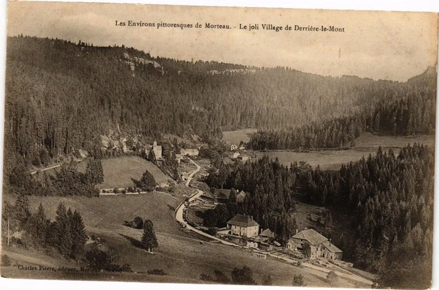 CPA Les Environs picturesque de MORTEAU - Le Joli Village de Derriere - (183398)