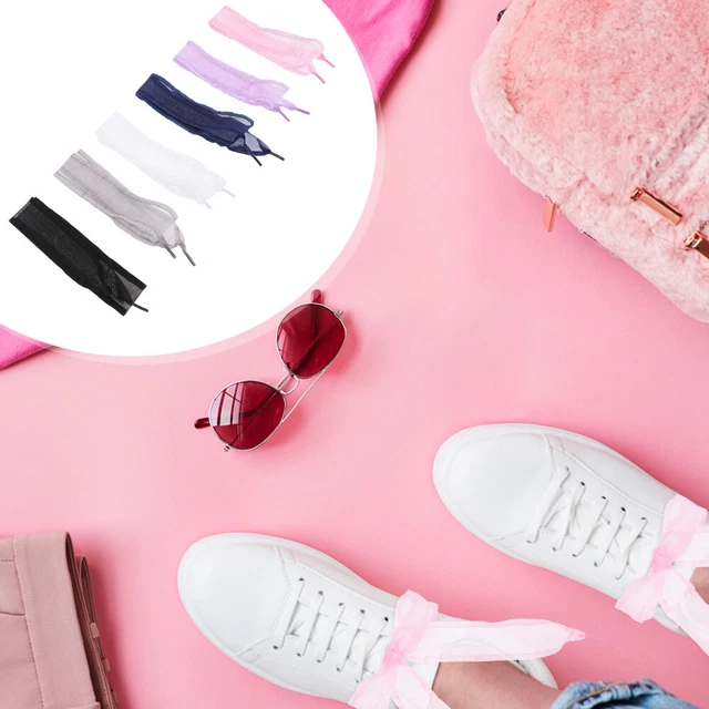 6 pares de cordones con gasa de nieve cordones zapatillas elasticidad Miss Child
