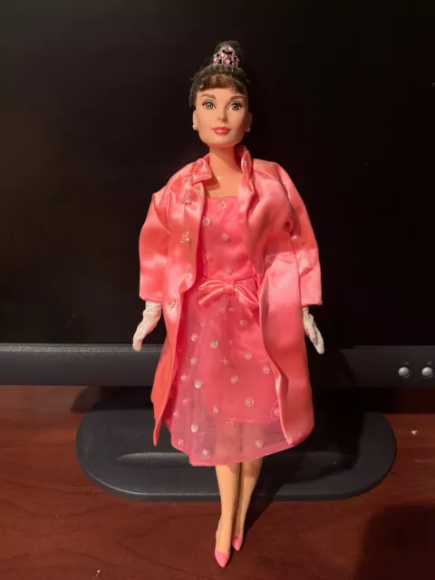 Barbie Audrey Hepburn Breakfast at Tiffany's Pink Princess 20665 Mattel 1998
