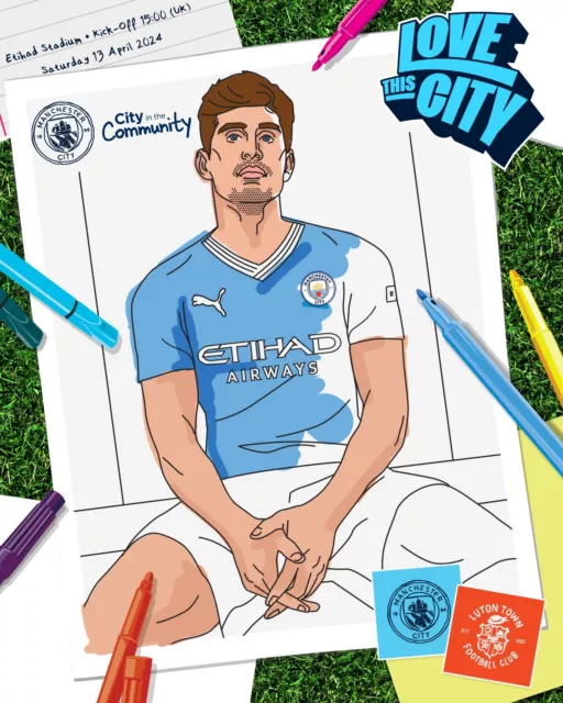 Man City FC v Luton Town Programme (Season 2023-2024)