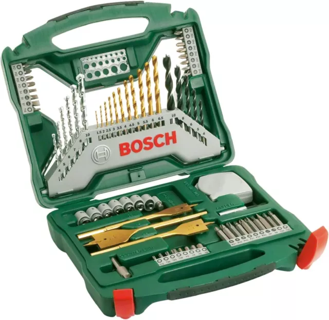 Bosch 70tlg. X-Line Titanium Bohrer und Schrauber Set (Holz, Stein und Metall