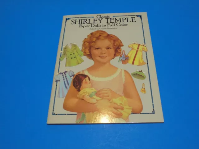 Classic Shirley Temple Paper Dolls Full Color Vintage 1986 Uncut Unused
