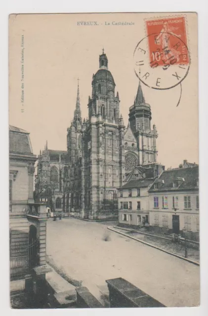 CPA " EVREUX - La Cathédrale