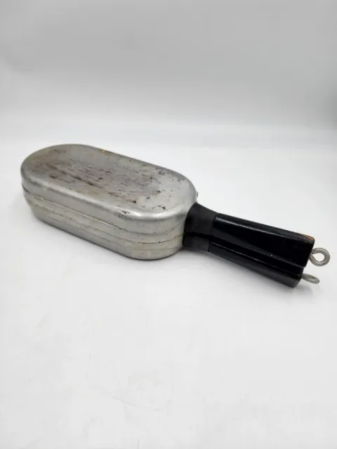 Miracle Maid Cookware G2 Hinged Folding Cast Aluminum Omelet Fish Pan Vintage