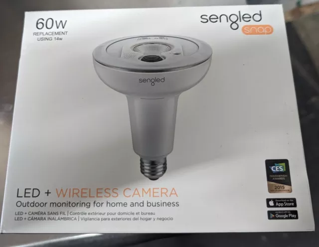 Sengled Snap LED Floodlight  & Security Camera with Wi-Fi and Motion Sensor