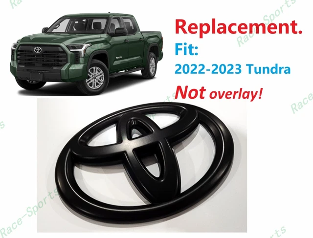 Toyota Matte Black Rear Logo | Monogram | Emblem | Decal For SUV Toyota Matte Black Rear Logo | Monogram | Emblem | Decal For SUV