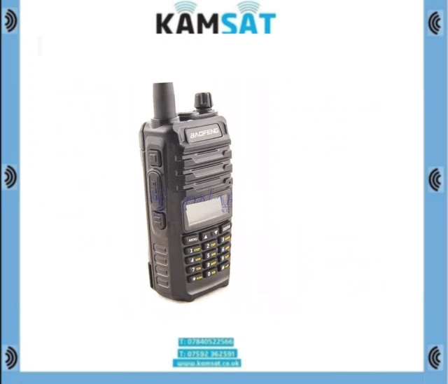 Talkie-Walkie Baofeng UV-5R Double Bande VHF/UHF - 128 Canaux - FM Radio - VOX - Câble Alimentation UE Inclus
