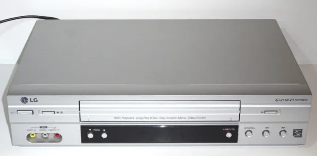 VHS Videorecorder LG kompakt 6 Hd. HiFi,gewartet,getestet +1 Jahr Garantie 3