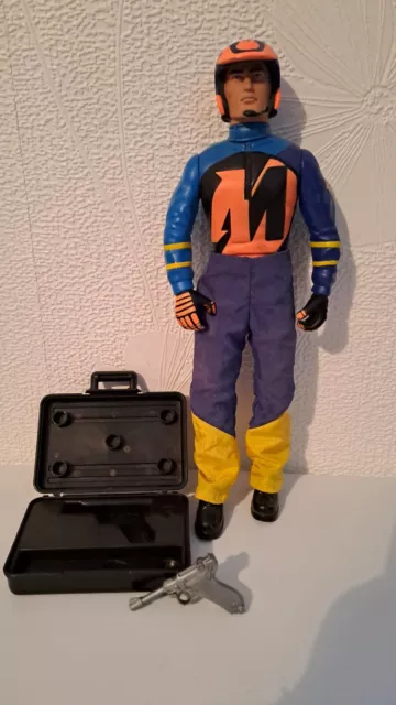 hasbro action man arctic rally driver 12in action figure with case and gun