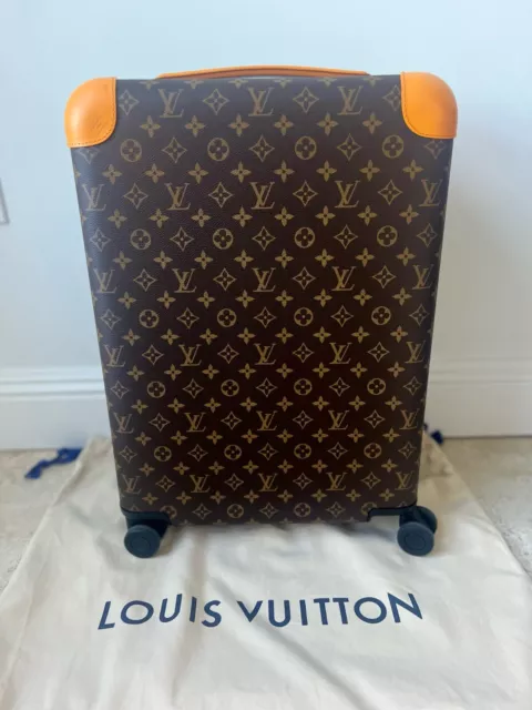 3za0476] Auth Louis Vuitton Carry Case Monogram Eclipse Horizon 55 M23002