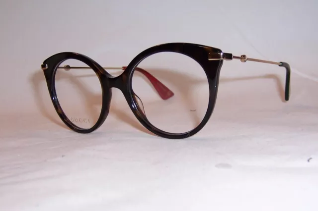 Gucci Gg0109o 002 Size 50 Havana Gold Womens Glasses eyeglasses eyeglass frames