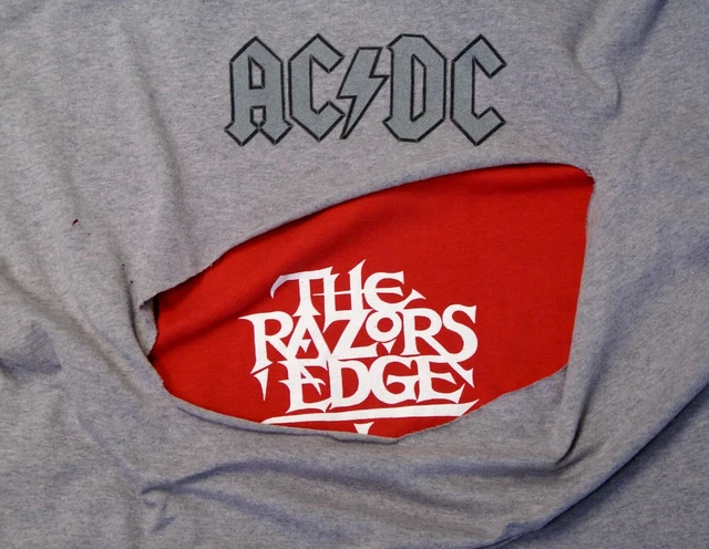 AC DC SHIRT Original Official Vintage Razors Edge Promotion 1991 EUR ...