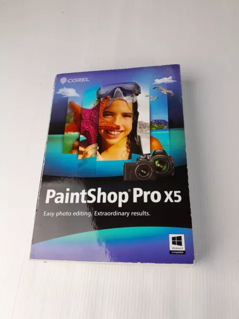 Corel Paintshop Pro X5 Software for Windows (PSPX5ENMBAS)