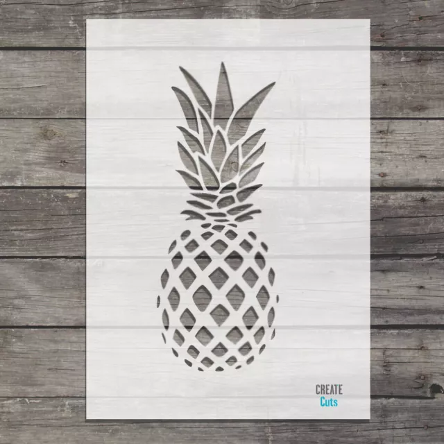 Pineapple STENCIL Interior Decor Airbrush Craft Painting Template Create Cuts