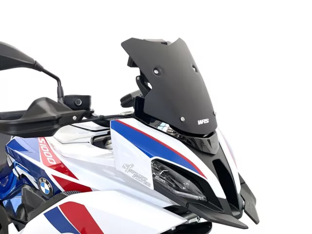 WRS Motorcycle Motorbike Sport Windscreen Black For BMW S 1000 XR ABS 2021-2023