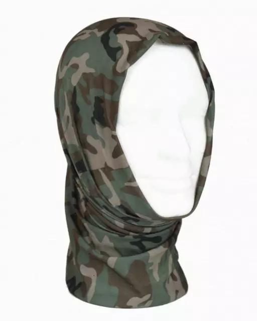 Multi function scarf  snood  headwrap  balaclava  bandana army