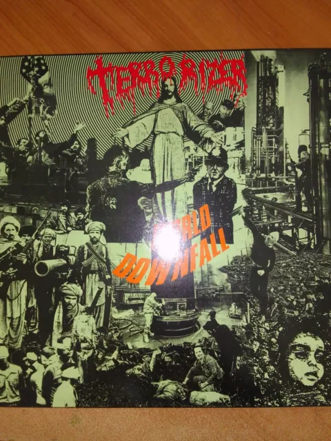 Terrorizer - World Downfall - LP 1st print  1989 Earache mosh 16