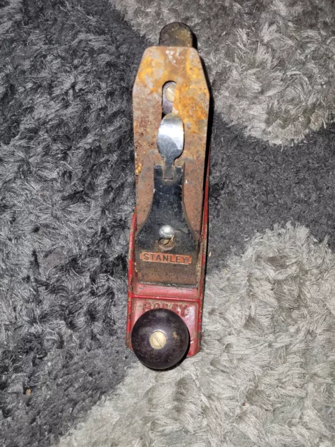 Vintage Stanley Bailey No4 Smoothing Wood Plane Made In England Carpentry Tool