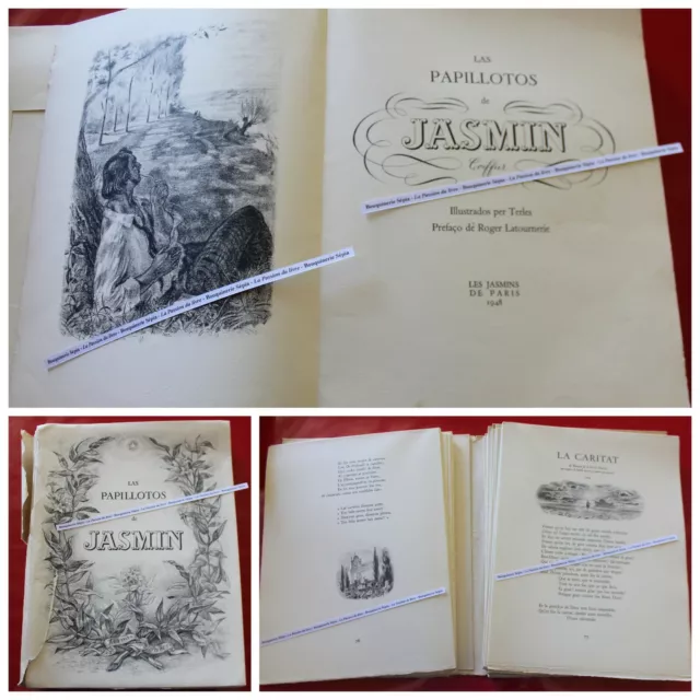 1948, numéroté - Las Papillotos de Jasmin, Coiffur - Illustrados per Terles