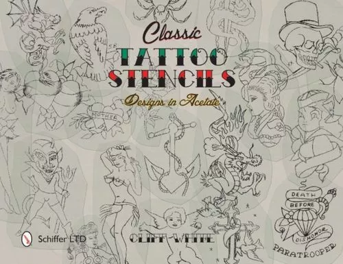 Classic Tattoo Stencils: Designs In Acetate Fc White Cliff 2