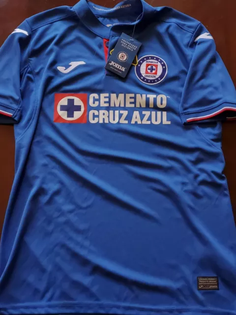 Joma CRUZ AZUL  Official Jersey 100% Authentic Mens Size Small