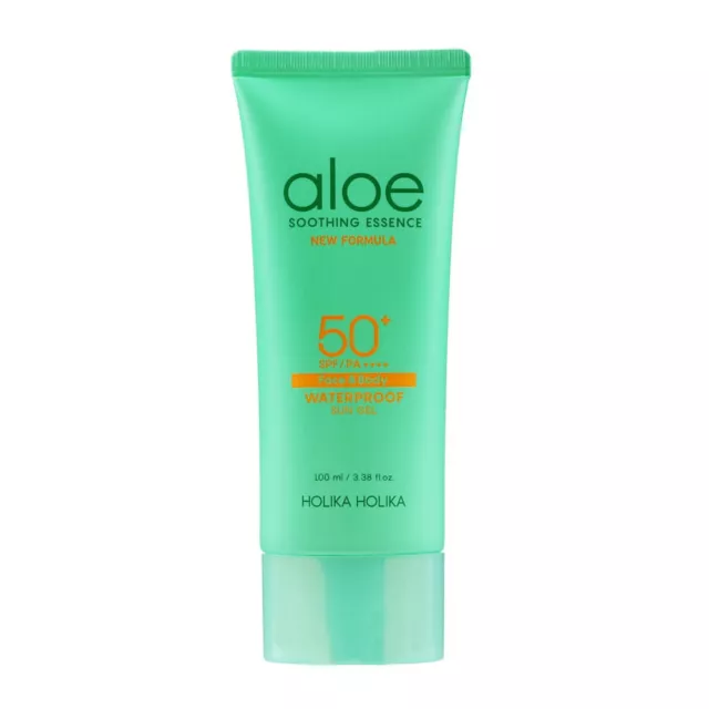 Holika Holika Aloe Waterproof Sun Gel SPF50+ Summer Cream Tan Tanning Face