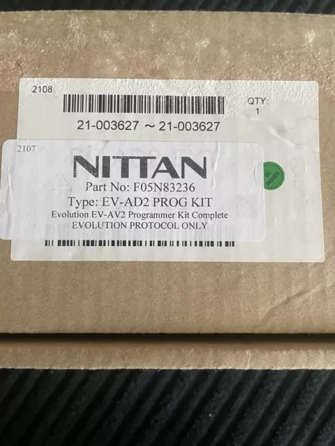 Nittan Evolution EV-AD2 Programmer Kit complete (Part No: F05N83236)