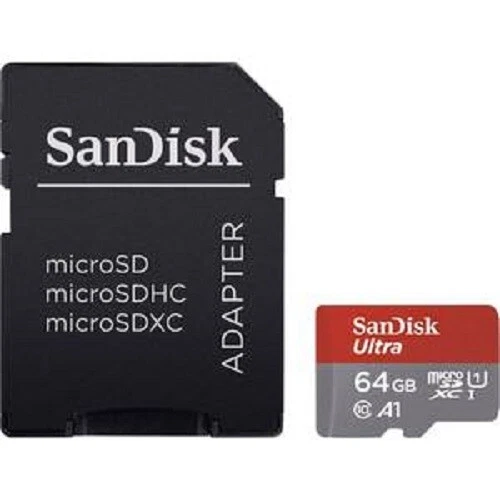 SANDISK ultra microSDHC-Speicherkarte + SD-Adapter mit verbesserter A1	✅