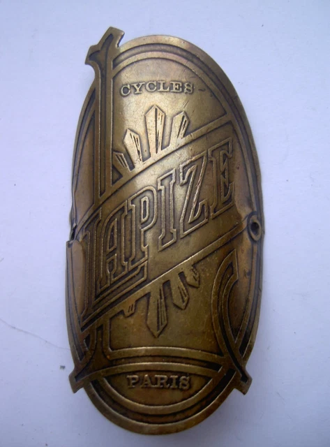 PLAQUE DE VELO Cycles CONTINENTAL - Old Bike Head Badge Vintage EUR 8