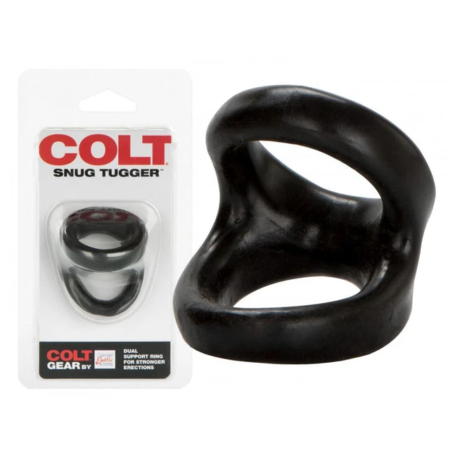 Anello fallico pene e testicoli colt snug tugger in gomma termoplastica